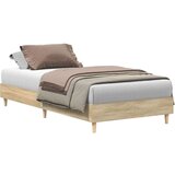 vidaXL posteljni okvir brez ležišča Sonoma hrast 90x190 cm | Shoptok.si