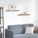  Polica na zidu 2 pcs Crvena 60 x 9 x 3 cm Konstruirano drvo | Eponuda.ba