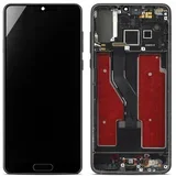 Steklo in LCD zaslon za Huawei P20 Pro, originalno (OEM), črno