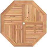  Vrtni set 5 kom. Smeđa Čvrsto teak drvo | shoptok.hr