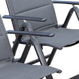 Gardenson Vrtna Garnitura Taviano, 5-Delno, Aluminij, Steklo | Shoptok.si