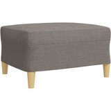  4-dijelni set sofa s tabureom smeđesivi od tkanine | shoptok.hr