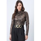 Trend Alacati Stili ženska bluza dugih rukava ALC-X11257, rolka, braon | Eponuda.com
