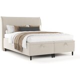Maison de Rêve Bež tapecirani bračni krevet s prostorom za odlaganje 200x200 cm Pearl – | shoptok.hr