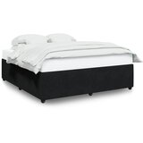  Okvir za krevet bez madraca crni 200x200 cm baršunasti | shoptok.hr