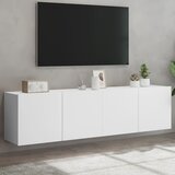 vidaXL Stenske TV omarice 2 kosa bela 80x30x41 cm Cene