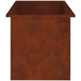  Vrtna posuda za sadnju s LED svjetlom Rđa 50 x 100 x 48 cm Slike