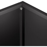  Vrtna saksija Crna 40 x 30 x 30 cm Čelična vrata | shoptok.hr