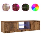 TV ormarić LED boja drva 140x40x36 cm konstruirano drvo | Eponuda.com