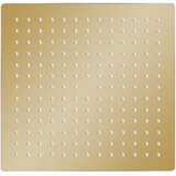  Glava za tuš od nehrđajućeg čelika 30 x 30 cm četvrtasta zlatna | shoptok.hr