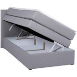 MID.YOU BOXSPRING POSTELJA 90 cm x 200 cm , tekstil, leseni material srebrne barve | Shoptok.si