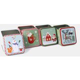 Sinsay Metalne posude za hranu s božićnim motivom, pakiranje od 4 komada | shoptok.hr