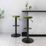  Barski stolci 2 kom svjetlozeleni baršunasti Cijene