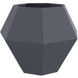  Cvetlično korito Antracit 100 x 100 x 80 cm Jeklo, (5000207525) | Shoptok.si