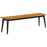  Klupa 160 x 40 x 45 cm od masivnog drva manga i željeza | shoptok.hr