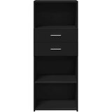  Visoka komoda crna 50 x 42,5 x 124 cm od konstruiranog drva | Eponuda.ba