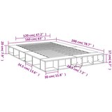  Okvir za krevet boja hrasta 160x200 cm od konstruiranog drva | shoptok.hr