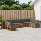  Set vanjskih sofa 7 kom. Prirodna i antracit | shoptok.hr