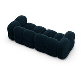 Cosmopolitan Design Temno modra žametna sedežna garnitura 250 cm Loretto – | Shoptok.si