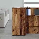 vidaXL shranjevalna omara Old Wood 50x45x103,5 cm inženirski les | Shoptok.si