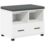  Haldna klop z blazino s predalom Bela 60 x 38 x 46 cm, (5000155677) | Shoptok.si