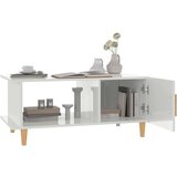  Stolić za kavu sjajni bijeli 90 x 50 x 40 cm konstruirano drvo | shoptok.hr
