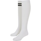 Urban Classics Accessoires Women's College Socks 2-Pack White Cene