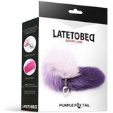 Fetish Addict Butt Plug Fox Tail Size S Purple/White | shoptok.hr