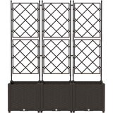  Vrtna saksija 3 pcs Smeđa 120 x 40 x 143 cm Plastika | Eponuda.com