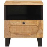  Nočna omarica Naravna 40 x 33 x 46 cm Masiven les manga, (5000107240) | Shoptok.si