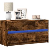 Furnova TV omarica LED dimljeni hrast 100x34x50 cm inženirski les, (21924472) Cene