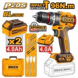 Ingco Aku udarna bušilica 96NM 2x4AH SUPER CIDLI20968E | ePonuda.com