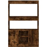  Visoka komoda boja hrasta 92x33x140 cm od konstruiranog drva | shoptok.hr