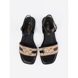 GOODIN Black sandals with leather insole | shoptok.hr