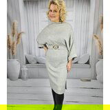 Pri Knitted midi dress with belt and bat sleeves ALENA | shoptok.hr