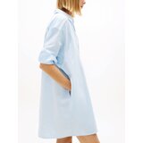 Tommy Jeans Košulja haljina svijetloplava / bijela | shoptok.hr