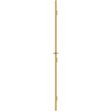 Sobna Notranja vrata ozka zlata 93x201,5cm kaljeno steklo in aluminij, (20983230) | Shoptok.si