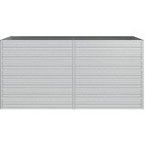  Povišena vrtna gredica 160 x 80 x 77 cm pocinčani čelik srebrna | shoptok.hr