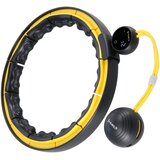  Hhm21 hula hop crno/žuti magnetski s utegom + brojačem hms | shoptok.hr