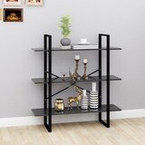 vidaXL ormarić za knjige sivi 100 x 30 x 105 cm od iverice Cijene