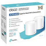 Tp-link Deco X60 (2-pack, 3.2) AX5400 mrežasti Wi-Fi 6 sustav koji pokriva cijeli dom, bijeli (2kom) | shoptok.hr