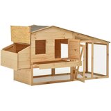  Kavez za kokoši od masivne borovine 178 x 67 x 92 cm | Shoptok.si