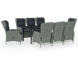 9-dijelni vrtni blagovaonski set svjetlosivi | shoptok.hr