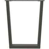 vidaXL Noge blagovaonskog stola V-oblika 2 kom antracit 60x(72-73,3)cm | shoptok.hr