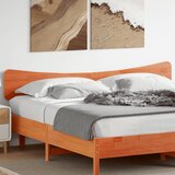 vidaXL Uzglavlje voštano smeđe 200 cm od masivne borovine | shoptok.hr
