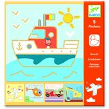 Djeco Komplet 5 šablon Transport | Shoptok.si