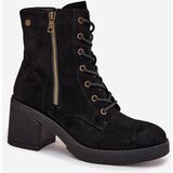 Boto Insulated Women's Ankle Boots with Laces and Zippers Black Paressa | Eponuda.ba