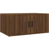 Maison Chic Klubska mizica - kavna mizica - Nizka mizica rjav hrast 80x50x36 cm inženirski les, (21753554) Cene