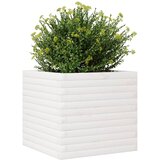  Vrtna sadilica bijela 50x50x45,5 cm od masivne borovine | Eponuda.ba