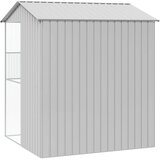  Kavez za ptice s pohranom Siva 215 x 210 x 247 cm Cinkani čelik | Eponuda.com